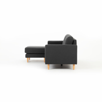 Marley Reversible Chaise Sofa, Dark Grey