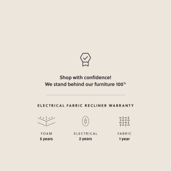 Kyle Electric Recliner, Light Grey