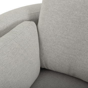 Grayson Swivel Chair, Light Grey