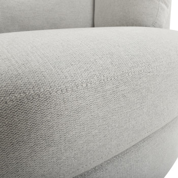 Grayson Swivel Chair, Light Grey