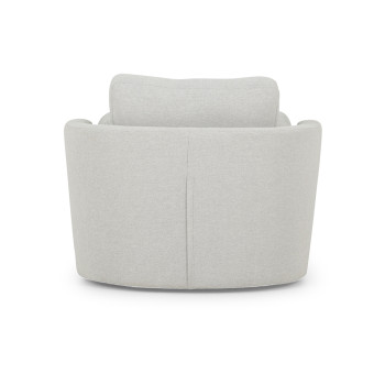 Grayson Swivel Chair, Light Grey