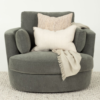 Grayson Swivel Chair, Green