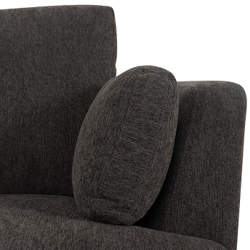Grayson Swivel Chair, Charcoal