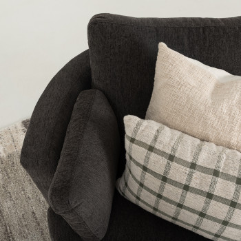 Grayson Swivel Chair, Charcoal