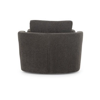 Grayson Swivel Chair, Charcoal