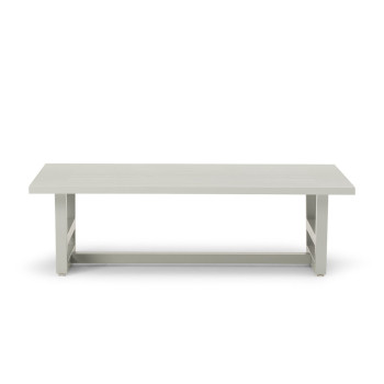 Mykonos Outdoor Coffee Table, Light Grey