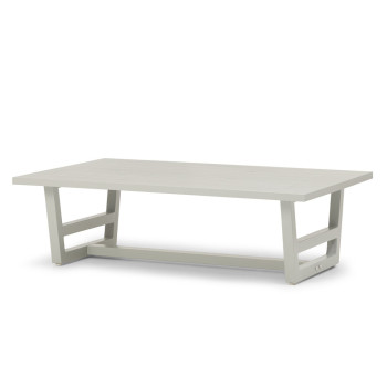 Mykonos Outdoor Coffee Table, Light Grey