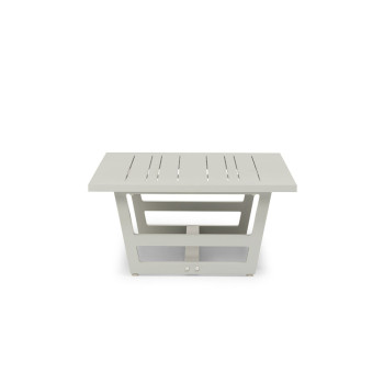 Mykonos Outdoor Coffee Table, Light Grey