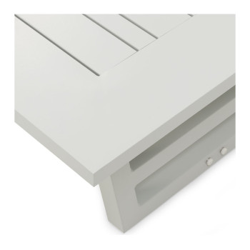 Mykonos Outdoor Coffee Table, Light Grey