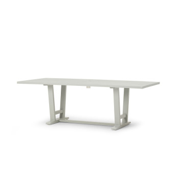 Mykonos Outdoor Low Dining Table - W190, Light Grey