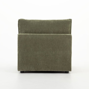 Kinsley Modular 1.5 Seater Armless Sofa, Green