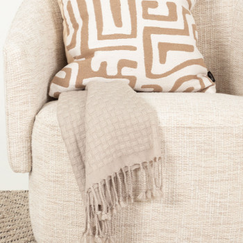 Helena Swivel Chair, Natural