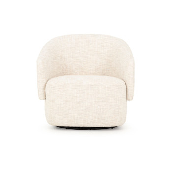Helena Swivel Chair, Natural