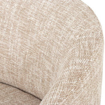 Helena Swivel Chair, Light Brown