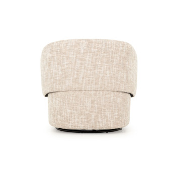 Helena Swivel Chair, Light Brown