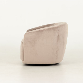 Janey Swivel Chair, Taupe