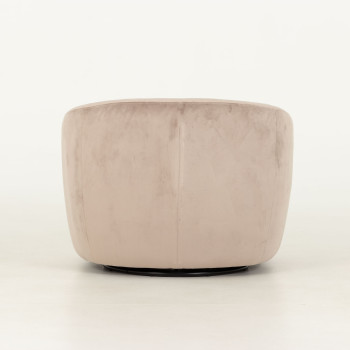 Janey Swivel Chair, Taupe