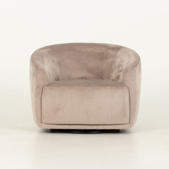 Janey Swivel Chair, Taupe