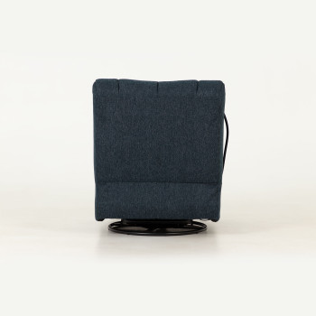 Hannah Swivel Recliner, Blue