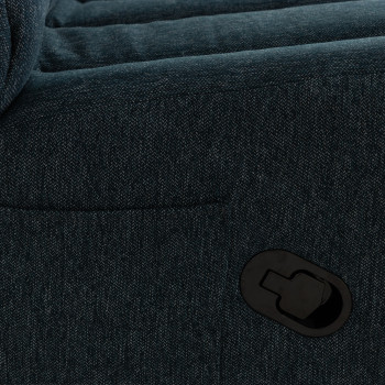 Hannah Swivel Recliner, Blue