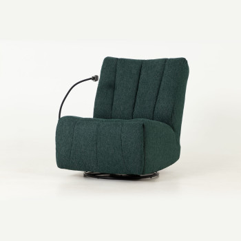 Hannah Swivel Recliner, Green