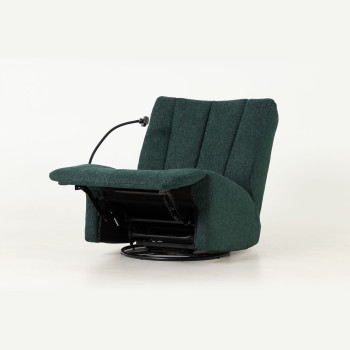 Hannah Swivel Recliner, Green