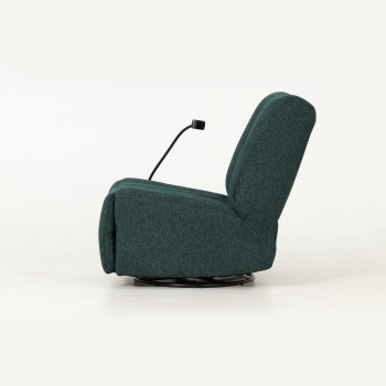 Hannah Swivel Recliner, Green