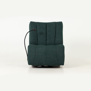 Hannah Swivel Recliner, Green