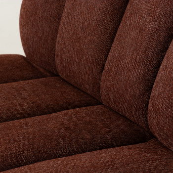 Hannah Swivel Recliner, Rust Brown