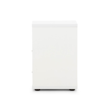Alfie 2 Drawer Bedside, White