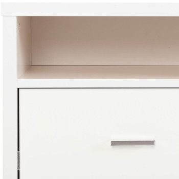 Alfie 2 Drawer Bedside, White