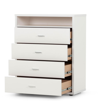 Alfie 4 Drawer Tallboy, White