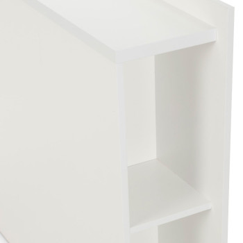 Alfie King Single Headboard With Storage, White