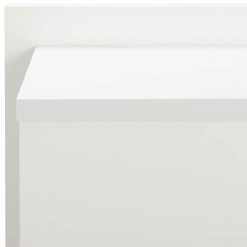 Alfie King Single Headboard With Storage, White