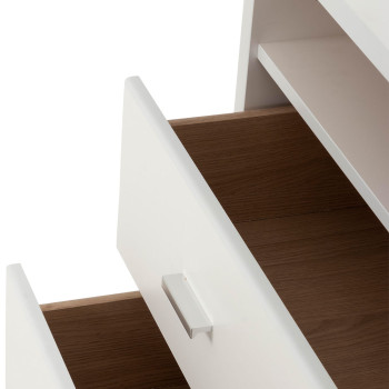 Alfie 3 Drawer Lowboy, White