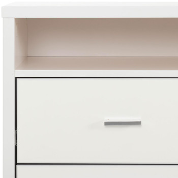 Alfie 3 Drawer Lowboy, White