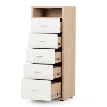 Alfie 5 Drawer Chest - W48