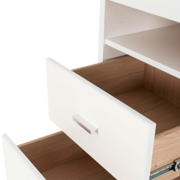 Alfie 5 Drawer Chest - W48, White