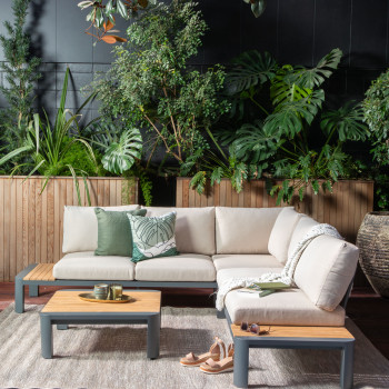 Antigua Outdoor Coffee Table - W80, Charcoal