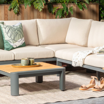 Antigua Outdoor Coffee Table - W80, Charcoal