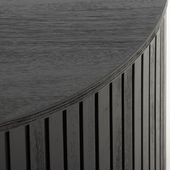 Anya Round Coffee Table, Black