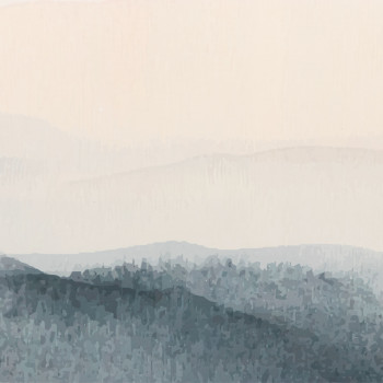 Framed Canvas Mistfall - 120 x 80cm