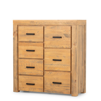 Sutton 7 Drawer Tallboy, Light