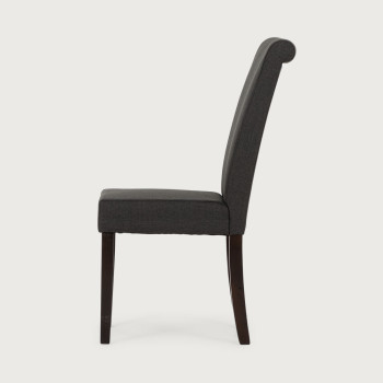 Ashville Dining Chair, Charcoal