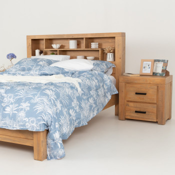 Sutton 2 Drawer Bedside, Light