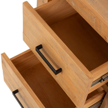 Sutton 2 Drawer Bedside, Light