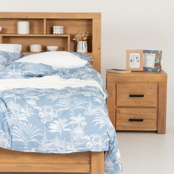 Sutton Queen Bed Frame, Light