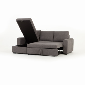 Boston Sofa Bed, Charcoal