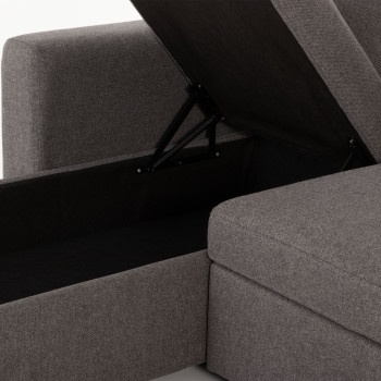 Boston Sofa Bed, Charcoal