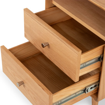 Nordic 2 Drawer Bedside